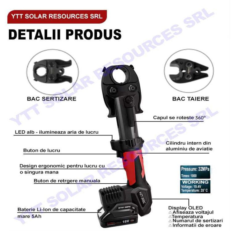 Masina sertizat/taiat ( cu falca mama, inserturi TH, U, V, M si falci pline M35, V35) Masina sertizat/taiat ( cu falca mama, inserturi TH, U, V, M si falci pline M35, V35)